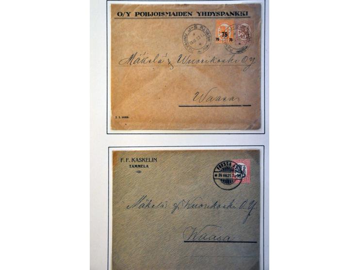collection of about 200 covers/postal stationery ca. 1860-1990 with better items in binder