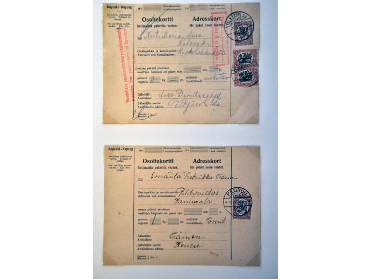 collection of about 200 covers/postal stationery ca. 1860-1990 with better items in binder