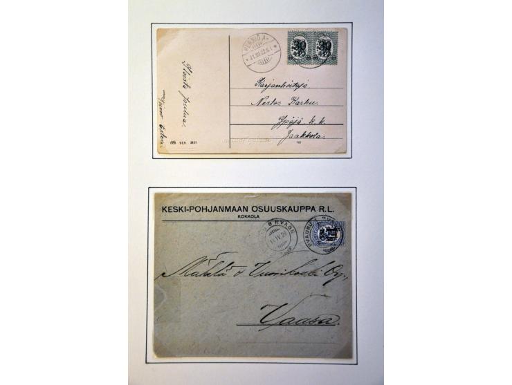 collection of about 200 covers/postal stationery ca. 1860-1990 with better items in binder