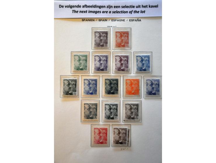 collection 1939-1999 mainly ** with better sets in 4 Schaubek binders