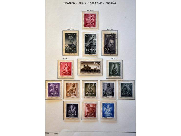 collection 1939-1999 mainly ** with better sets in 4 Schaubek binders
