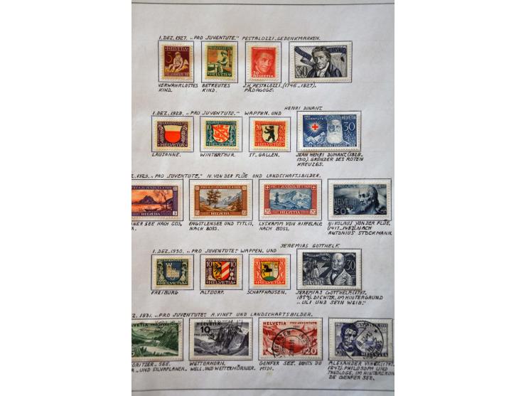 collection 1900-2010 used and * with better items as Pax *, airmail, minisheets and face value in binder