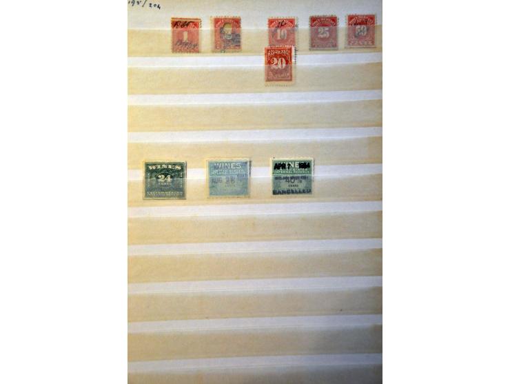 revenue stamps including documentary, overprint stock transfer (including $4, $5 and $10), proprietary, future delivery, stoc