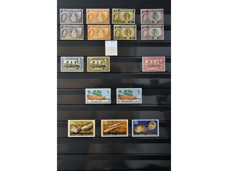 extensive collection design errors with corrected (reissued) stamps alongside including Belgium 5 Franken *, Order of Malta P