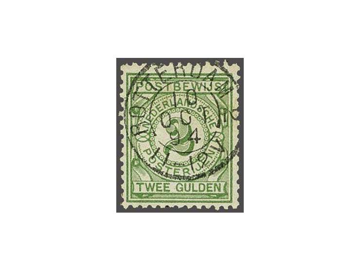 Rotterdam 2 mooie afdruk op Postbewijs 2 gulden, pracht ex., cat.w. 20+90++ 