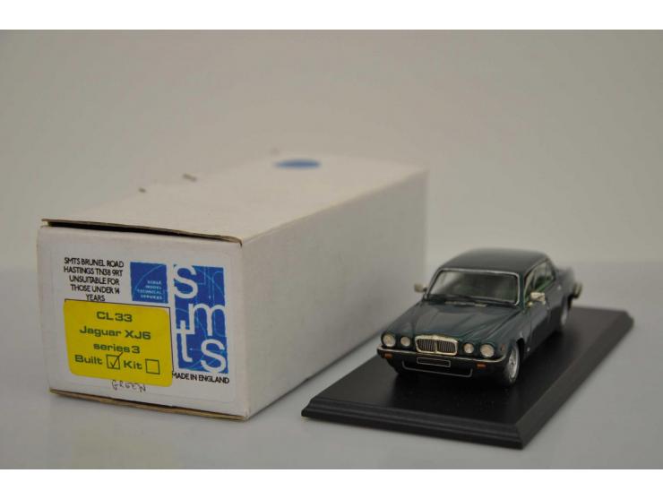 Jaguar XJ6  series 3, SMTS, hand built, 1:43, green, Excellent (side windows left bit loose, tires weathered).