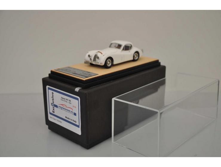 Jaguar XK 120 1954, Tecnomodel, No 7 of 30, 1:43, white, Near Mint (very small rests of glue visible)