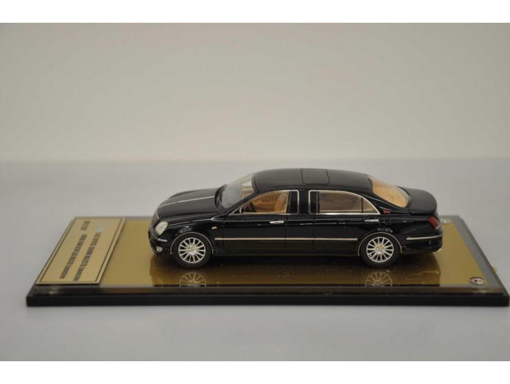 Toyota Crown Majesta Limousine, PMC, No 92 of 299, 1:43, black, Good Plus (left and right mirror missing), Toyota Soarer 2.5 
