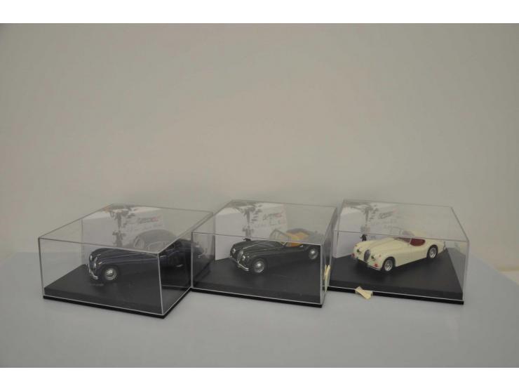 Jaguar XK140 Cabriolet, Starter, 1:43, green, Near Mint (in slightly damaged Vitesse box), Jaguar XK140, Starter, 1:43, blue,
