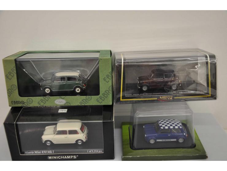 Mini Morris Cooper Group II 1970, Remember, 1:43, blue, Near Mint (bit dusty, different box), Mini Morris 850 Mk 1, Minichamp