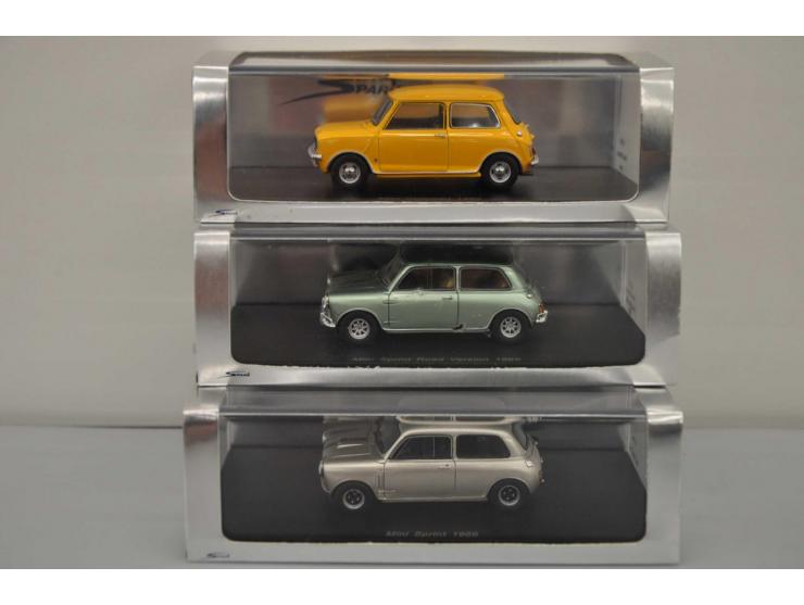 Mini Sprint 1969, Spark Models, 1:43, silver, Near Mint (outer carton slightly damaged), Mini Sprint Road Version 1969, Spark