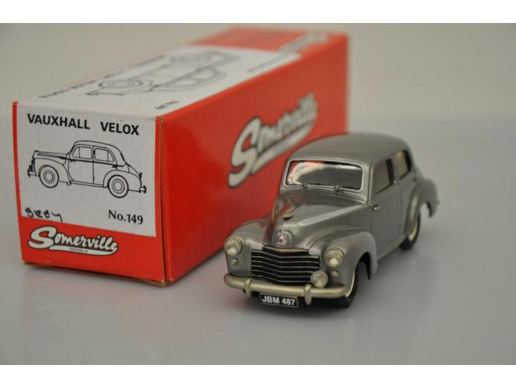 Vauxhall L-Type Velox 1949, Sommerville Models, 1:43, grey, Mint.