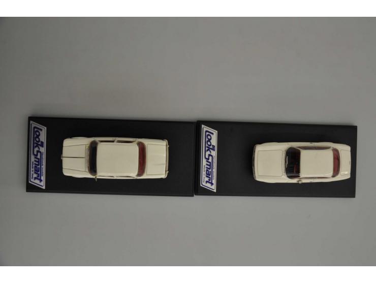 Alfa Romeo Giulia Coupé 2000 GT Veloce, LookSmart, 1:43, white, Excellent (rests of glue visible, left mirror bent), Alfa Rom