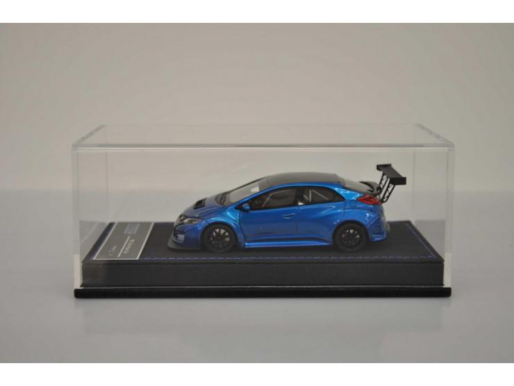 Honda Civic Race Car, TRC, 17 of 50, 1:43, blue, Mint.
