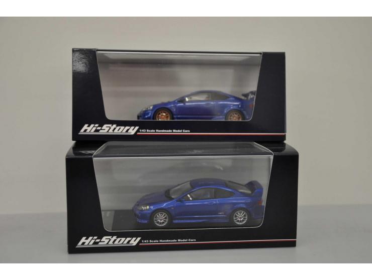 Honda Integra Type R 2004, Hi-Story, 1:43, blue, Mint, Honda Integra Type R Mugen 2004, Hi-Story, 1:43, blue, Mint.