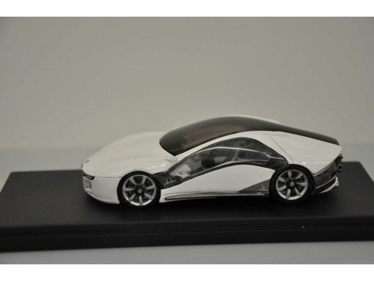 Alfa Romeo Pandion Bertone, Yow/Microsprint, hand built, 1:43, white, Near Mint (no outer carton).
