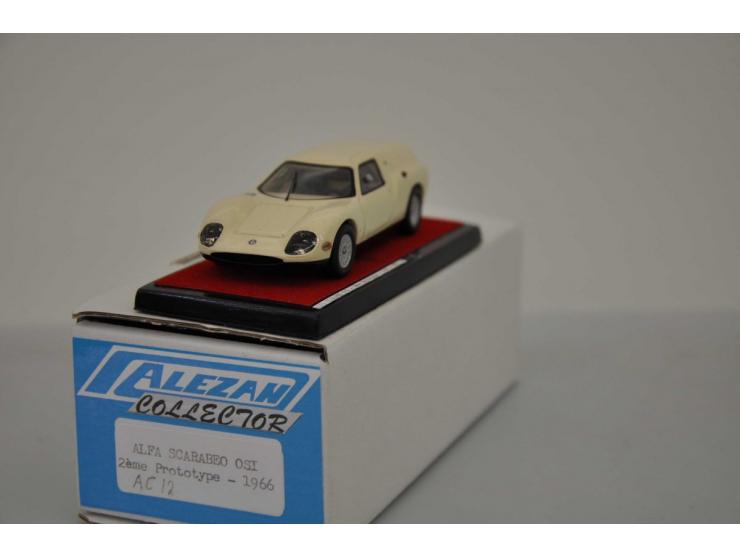 Alfa Romeo Scarabeo OSI 2nd Protoype, Alezan, No 16 of 200, hand built, 1:43, creme, Mint.