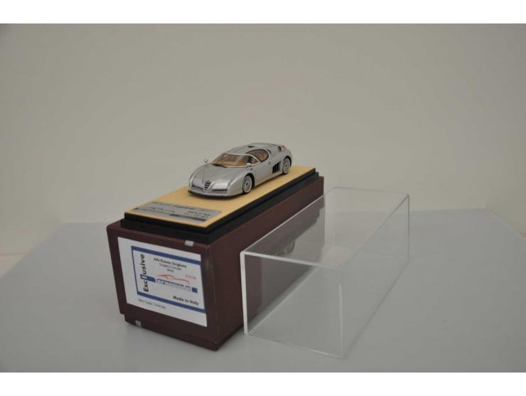 Alfa Romeo Scighera Concept 1997, Tecnomodel, No 73 of 150, 1:43, silver, Near Mint (small rests of glue visible).
