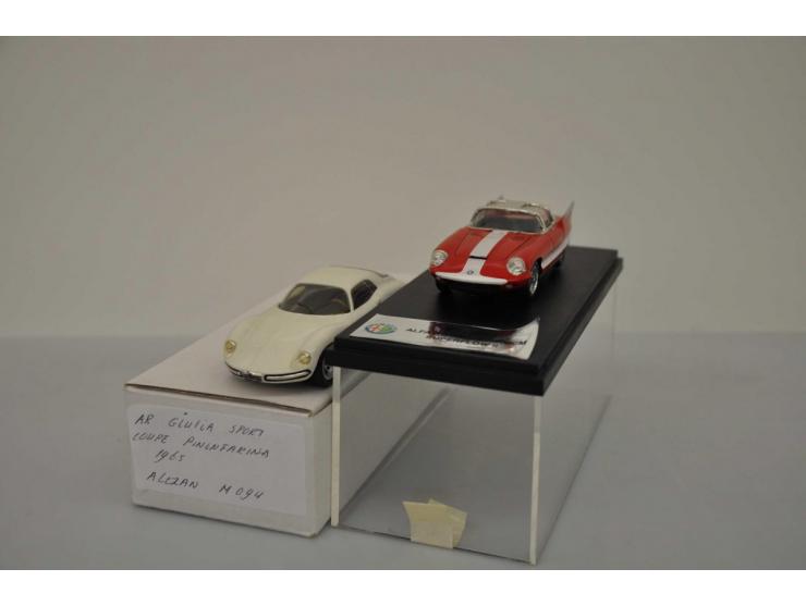 Alfa Romeo Sport Coupé Pininfarina 1965, Alezan, hand built, 1:43, white, Near Mint (bit dusty), Alfa Romeo 6C 3000CM Superfl