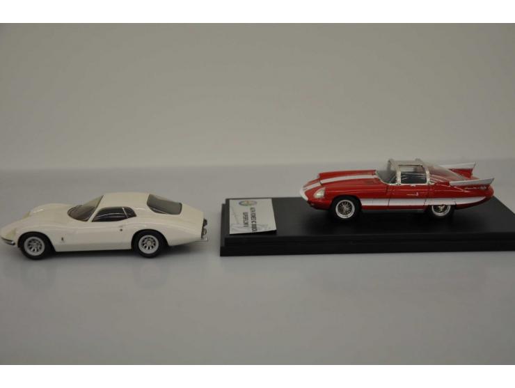 Alfa Romeo Sport Coupé Pininfarina 1965, Alezan, hand built, 1:43, white, Near Mint (bit dusty), Alfa Romeo 6C 3000CM Superfl