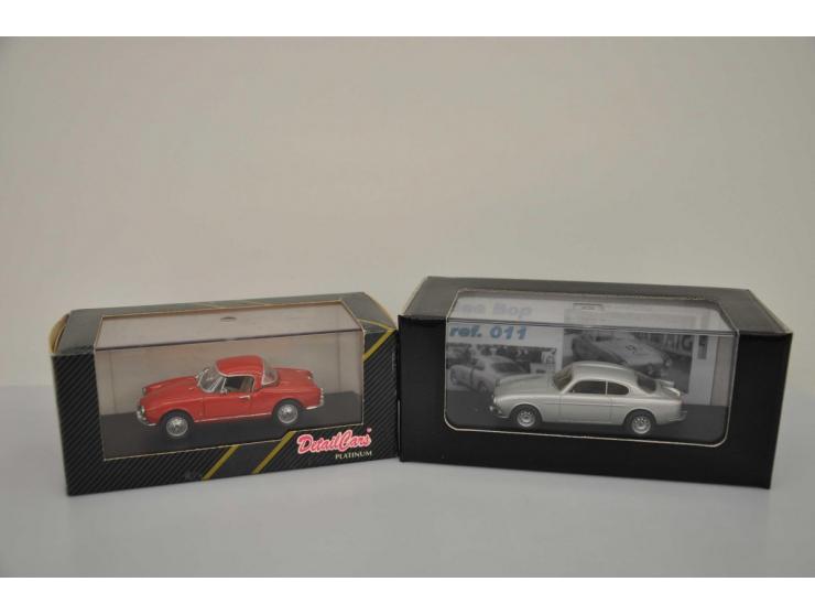 Alfa Romeo SVZ Mille Miglia 1957, Tron Bee Bop, 1:43, silver, Excellent (3rd wiper glued, customized: stickers removed), Alfa