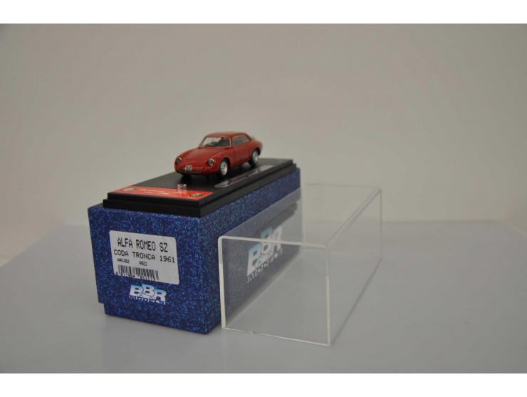 Alfa Romeo SZ coda tronca 1961, BBR Models, No 70 of 500, 1:43, red, Near Mint (front window bit loose).