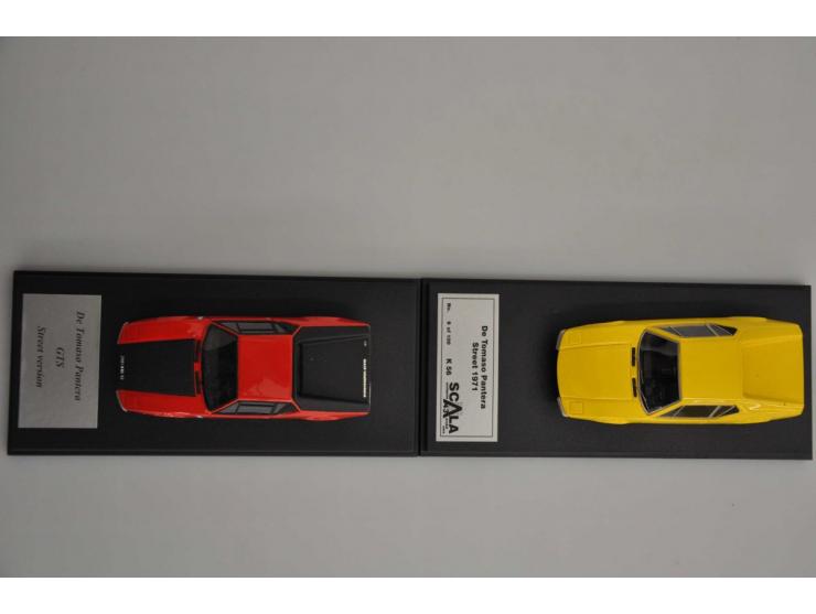De Tomaso Pantera GTS Street version, Provence Miniatures, 1:43, red, Near Mint (grid front bit loose), De Tomaso Pantera Str