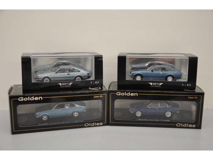 Toyota Celica ST Mk3, Neo Scale Models, 1:43, blue, Near Mint (bit dusty, outer carton slightly damaged), Toyota Celica A40 F