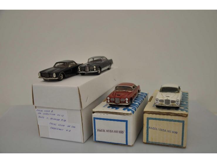 Facel Vega HK 500, Provence Moulage, 1:43, red, Near Mint (side window left slightly crooked), Facel Vega HK 500, Provence Mo
