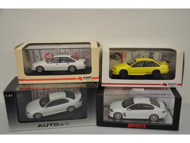 Holden HSV W427 2008, Biante, No 135 of 427, 1:43, white, Near Mint (bit dusty), Holden Commodore VY SS, AutoArt, 1:43, white