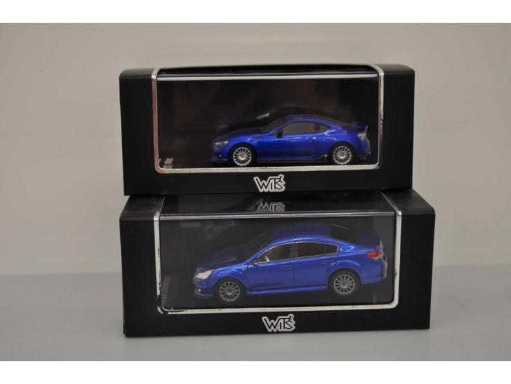Subaru Legacy B4 2.5i EyeSight tS 2012, Wit's, 1:43, blue, Excellent (partly loose in box, bit dusty, outer carton slightly d