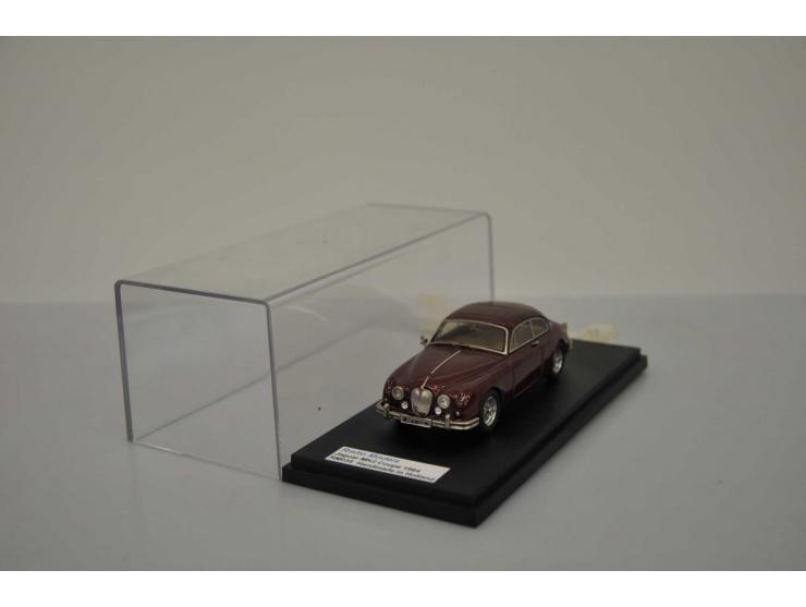 Jaguar Mk2 Coupé 1964, Rialto Models, hand built, 1:43, dark red, Mint.