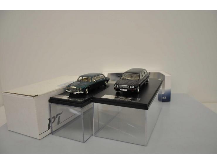 Jaguar Wilcox Limousine 6-door 2000, GLM, 1:43, black, Excellent (left mirror missing), Daimler Sovereign Limousine, Fervor43