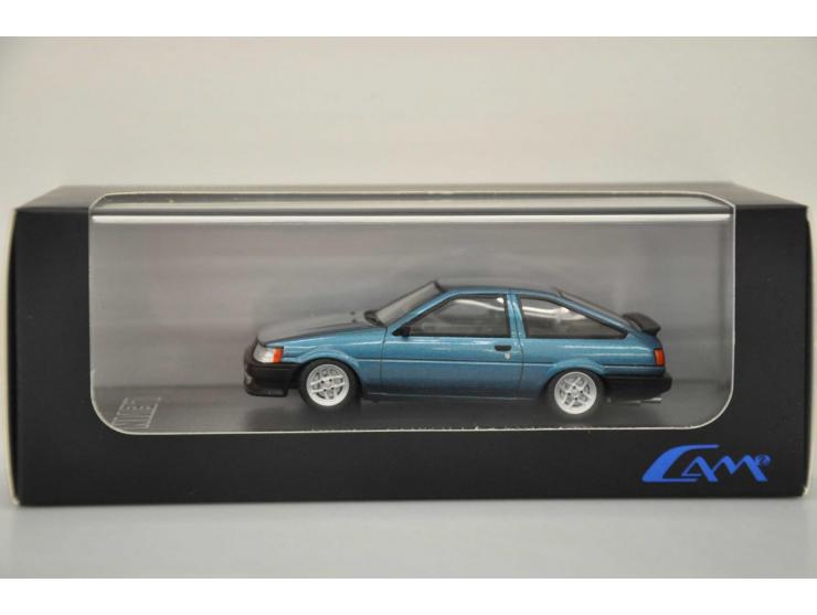 Toyota Corolla Levin 1983, Cam Models, 1:43, blue, Near Mint (model has been out of box).
