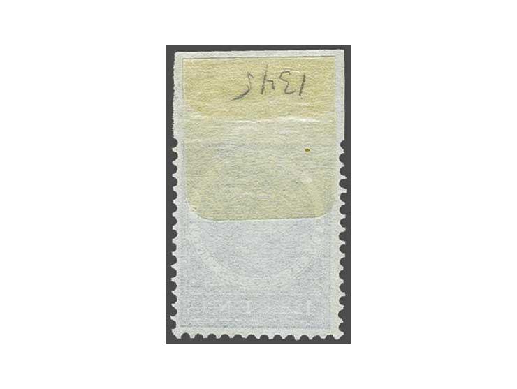 Veth 12½ cent blauw met variëteit bovenzijde ongeperforeerd, pracht ex. zonder gom, cat.w. (675)