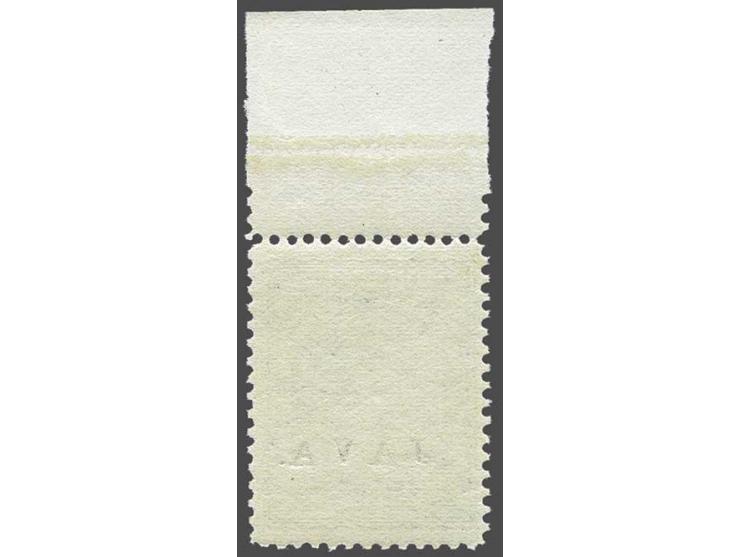 Java 2½ gulden zwartblauw met velrand, pracht ex., cat.w. 425