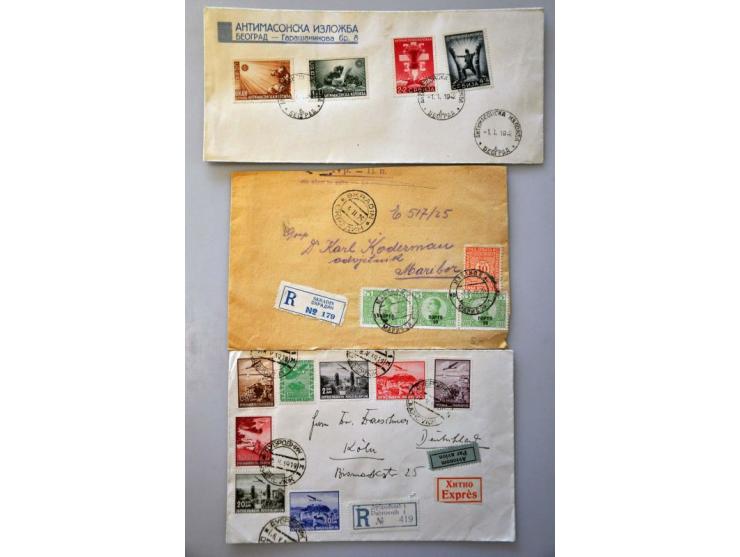 Van Konijnenburg 20 cent roodlila, ongetande proef in bovenrandstrip van 10, oplageletter A en ets R9, PC 230, onder deels ko