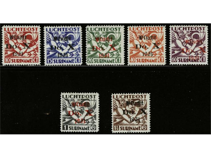 Do. X 10 cent t/m 1½ gulden, pracht ex., cat.w. 350