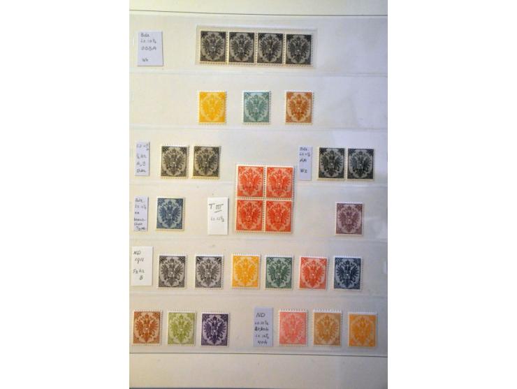 5 cent blauw plaat II pos. 11-13 in strip van 3, vrijwel pracht ex. (diagonaal vouwtje)