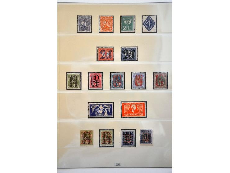 collectie 1872-2001 */** w.b. betere ex. en nagegomd en deels dubbel verzameld in 7 ringbanden