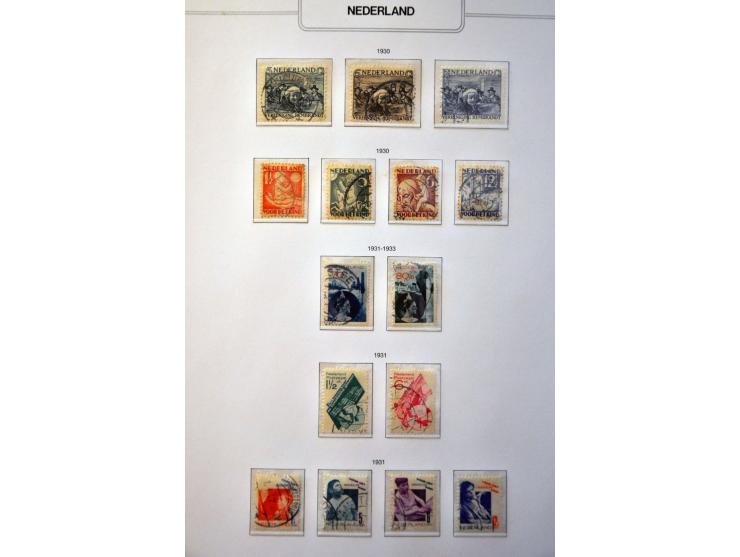 collectie 1852 -1978 gestempeld later ook */** met veel beter materiaal w.b.  hoge waarden Bontkraag en Jubileum, Opruimingsu