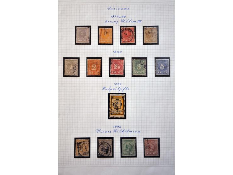 collectie vanaf 1864 gestempeld en * met een enkel beter ex. in Davo album
