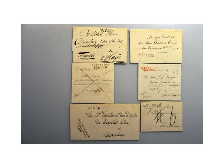 collectie vanaf 1864 gestempeld, later */** in Davo album  
