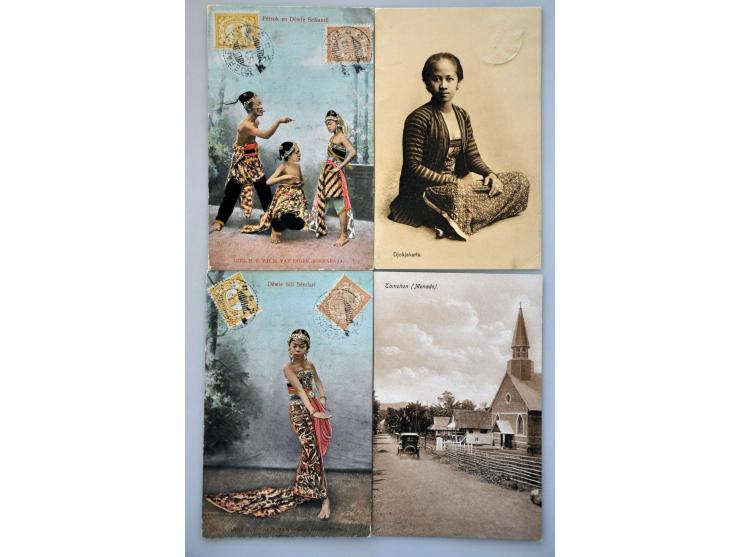 collectie ruim 300 ex. oude en zeer oude w.b. beter en leuke frankeringen in 2 albums