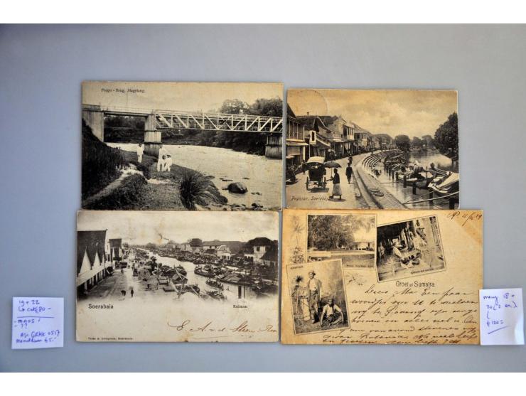 collectie ruim 300 ex. oude en zeer oude w.b. beter en leuke frankeringen in 2 albums