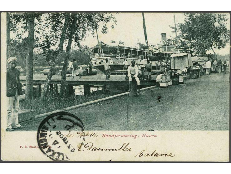 collectie ruim 300 ex. oude en zeer oude w.b. beter en leuke frankeringen in 2 albums