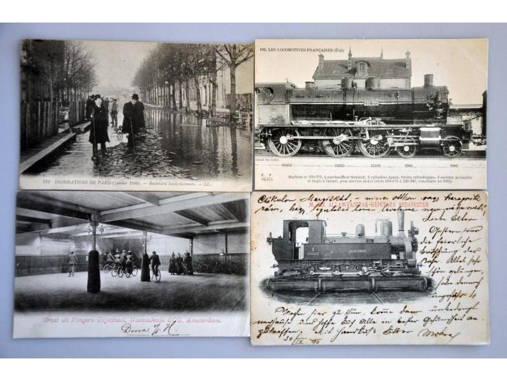 etc. 116 ex. zeer oude met veel betere litho kaarten in doosje