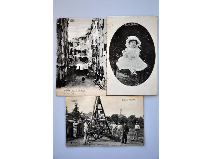 37 ex. w.b. foto's, meest oude