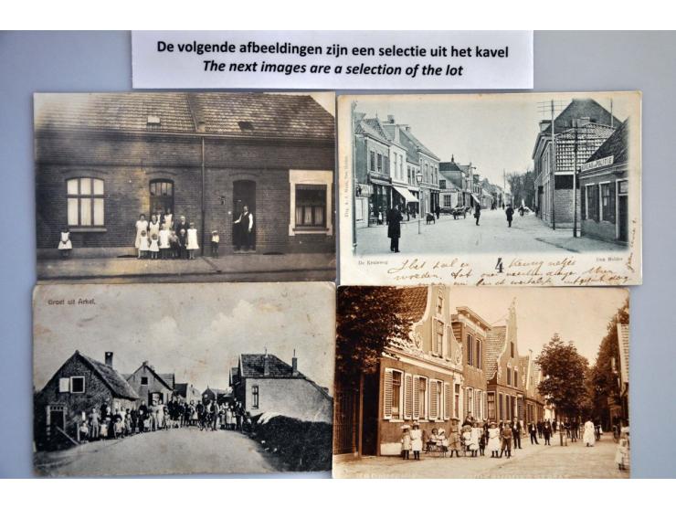265 ex. oude en zeer oude met veel beter o.a. fotokaarten in album
