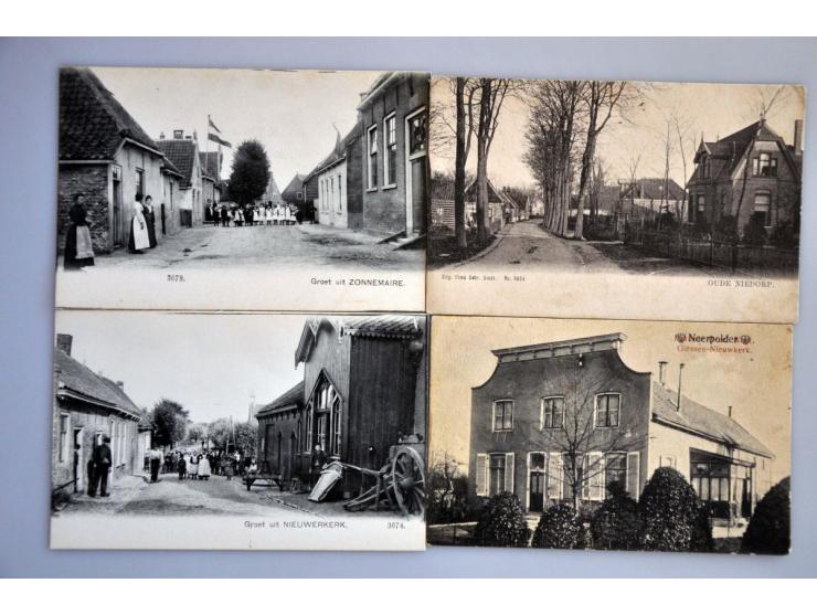 265 ex. oude en zeer oude met veel beter o.a. fotokaarten in album